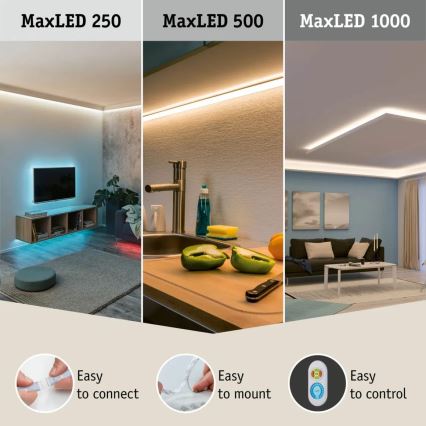 Paulmann 70623 - LED/10W IP44 Dimbare badkamerstrip MAXLED 1,5 m 2700-6500K 230V + afstandsbediening