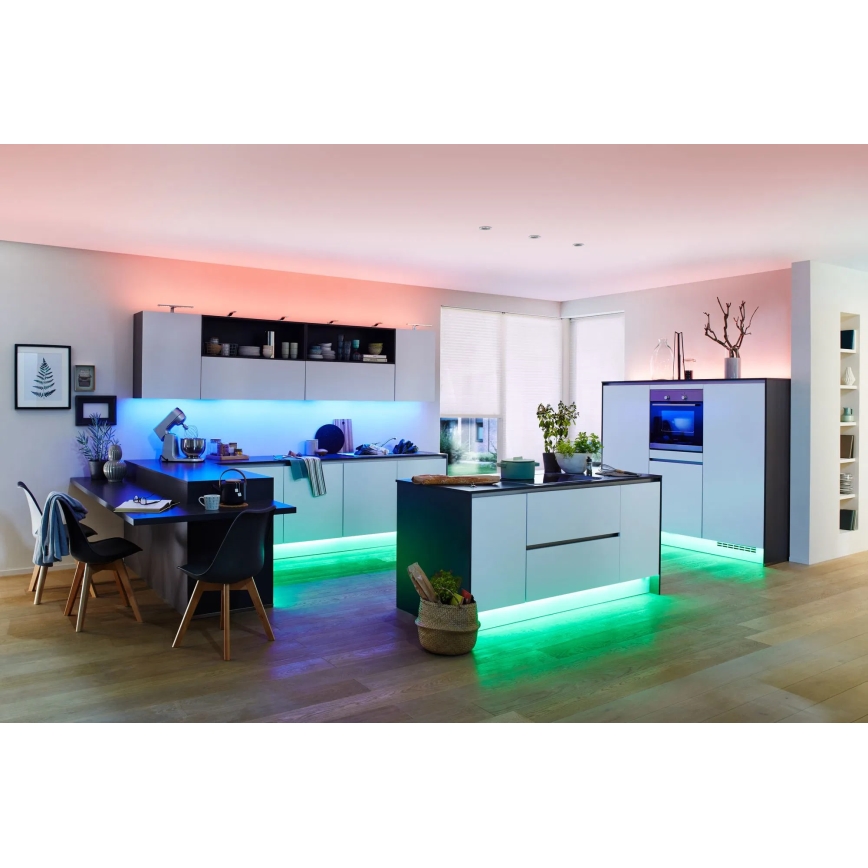 Paulmann 70627 - Ruban salle de bain à intensité variable LED RGB/18W IP44 MAXLED 1,5 m 230V + Télécommande