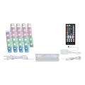 Paulmann 70627 - Ruban LED dimmable RGB/18W IP44 pour salle de bains MAXLED 1,5 m 230V + télécommande