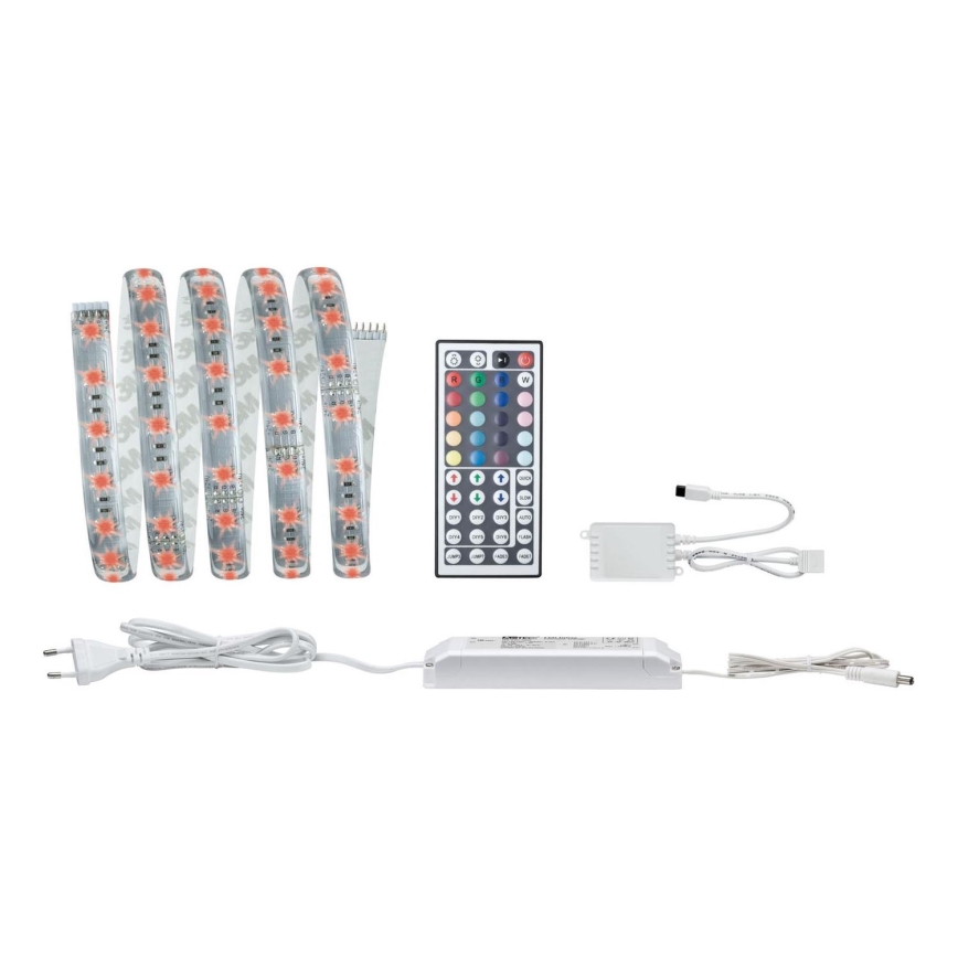 Paulmann 70674 - LED RGB/22W Dimbare strip MAXLED 1,5 m 230V + afstandsbediening