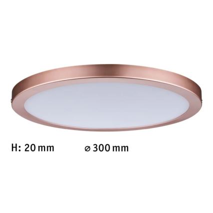 Paulmann 70872 - LED/22W Dimbaar lichtpaneel ATRIA 230V 2700K Roségoud