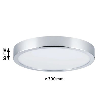 Paulmann 70882-LED/22,5W IP44 Dimbare badkamer plafondlamp AVIAR 230V