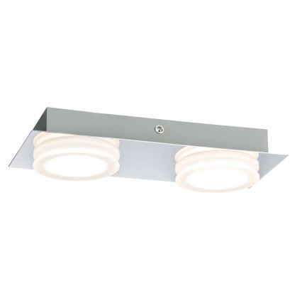 Paulmann 70883 - Applique murale DORADUS 230V pour salle de bains, 2x LED/4,7W, IP23