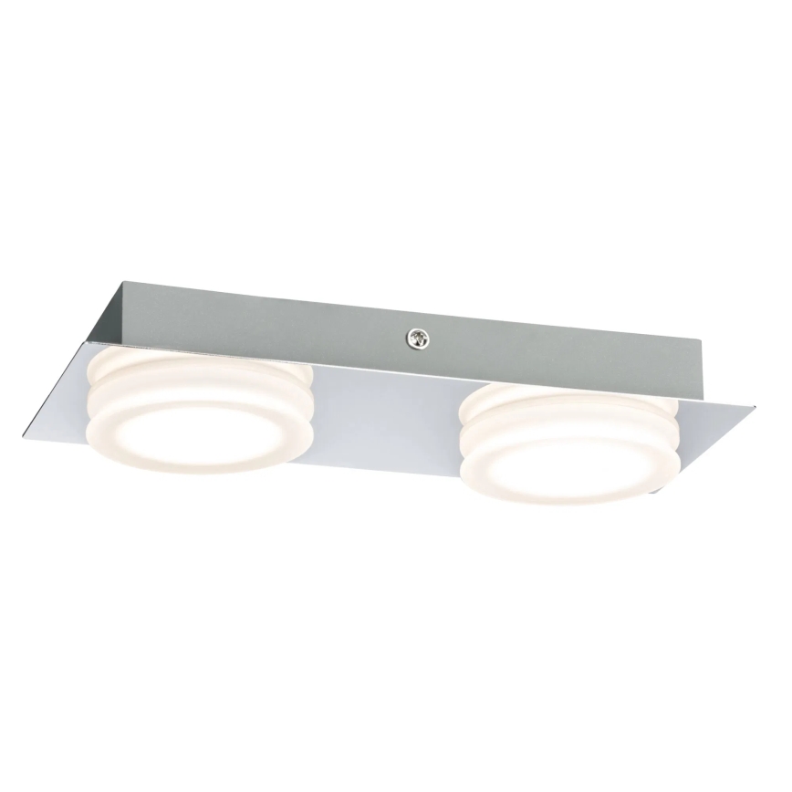 Paulmann 70883 - Applique murale DORADUS 230V pour salle de bains, 2x LED/4,7W, IP23