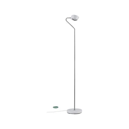 Paulmann 70920 - LED/7,5W Dimbare vloerlamp RAMOS 230V wit/glanzend chroom