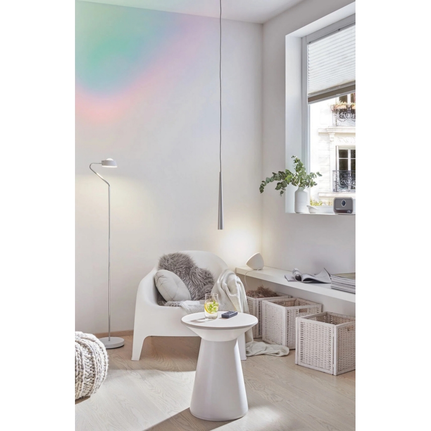 Paulmann 70920 - LED/7,5W Lampadaire dimmable RAMOS 230V blanc/chrome brillant