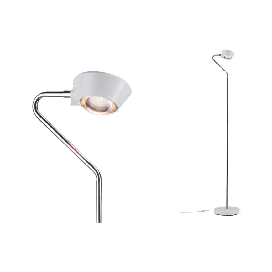 Paulmann 70920 - LED/7,5W Lampadaire dimmable RAMOS 230V blanc/chrome brillant