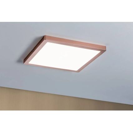 Paulmann 70941 - LED/20W Bevestigd lichtpaneel ATRIA 230V 4000K 30x30 cm Roségoud