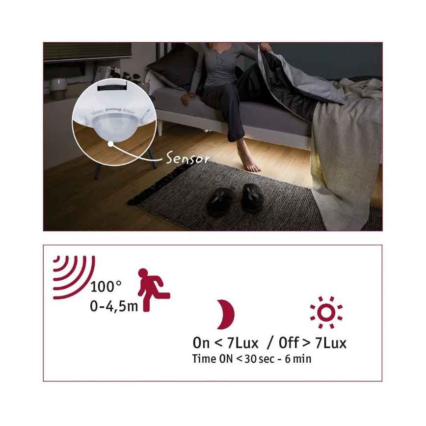 Paulmann 70955 - LED/3W Strip met sensor 1m YOURLED 230V