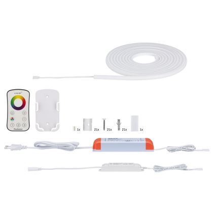 Paulmann 70967 - LED-RGB/43W IP67 Dimbare lichtslang voor buiten FLOW 5m 230/24V