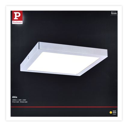 Paulmann 70982 - LED / 22W Plafondlamp ABIA 230V