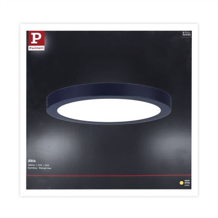 Paulmann 70986  - LED/22W Plafondlamp ABIA 230V donkerblauw