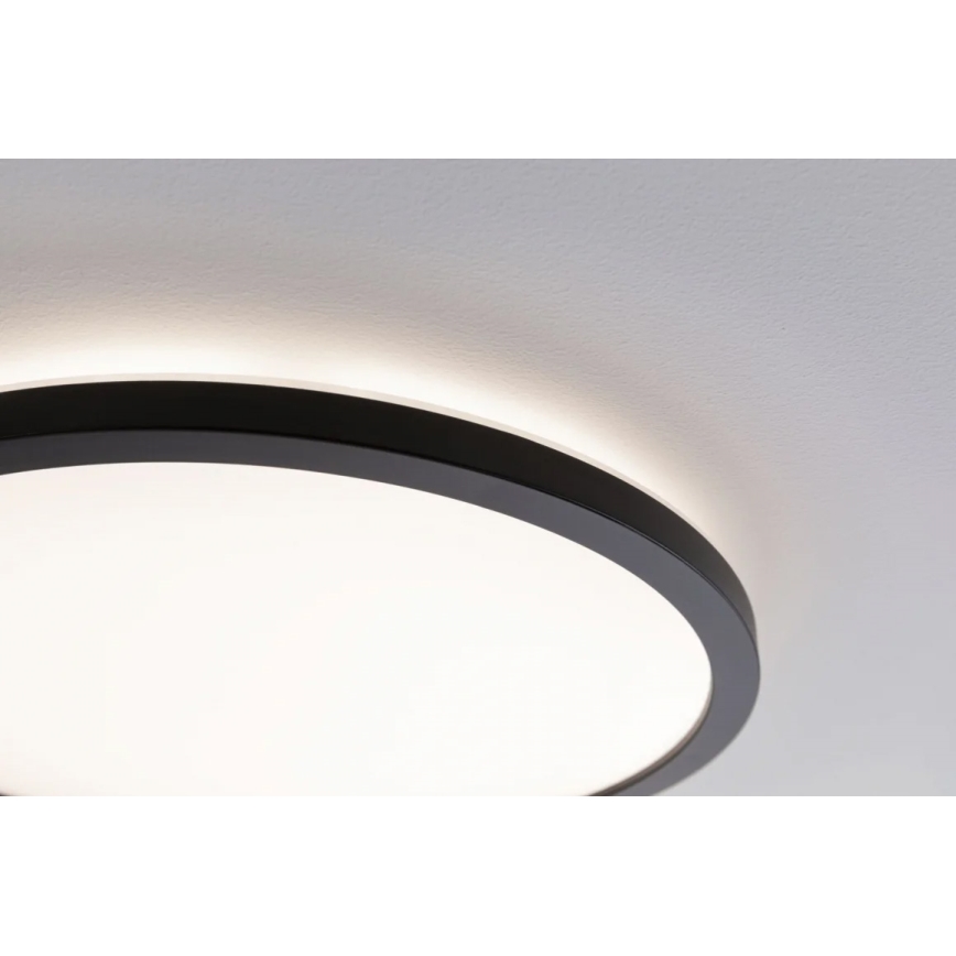 Paulmann 70998 - LED/16W Bevestigd lichtpaneel ATRIA 230V 3000K diameter 29,3 cm zwart