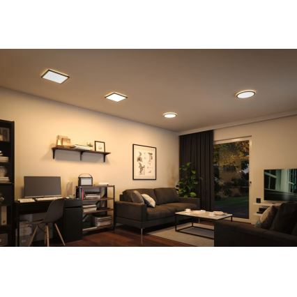 Paulmann 71000 - LED/11,2W Bevestigd lichtpaneel ATRIA 230V 3000K 19x19 cm zwart