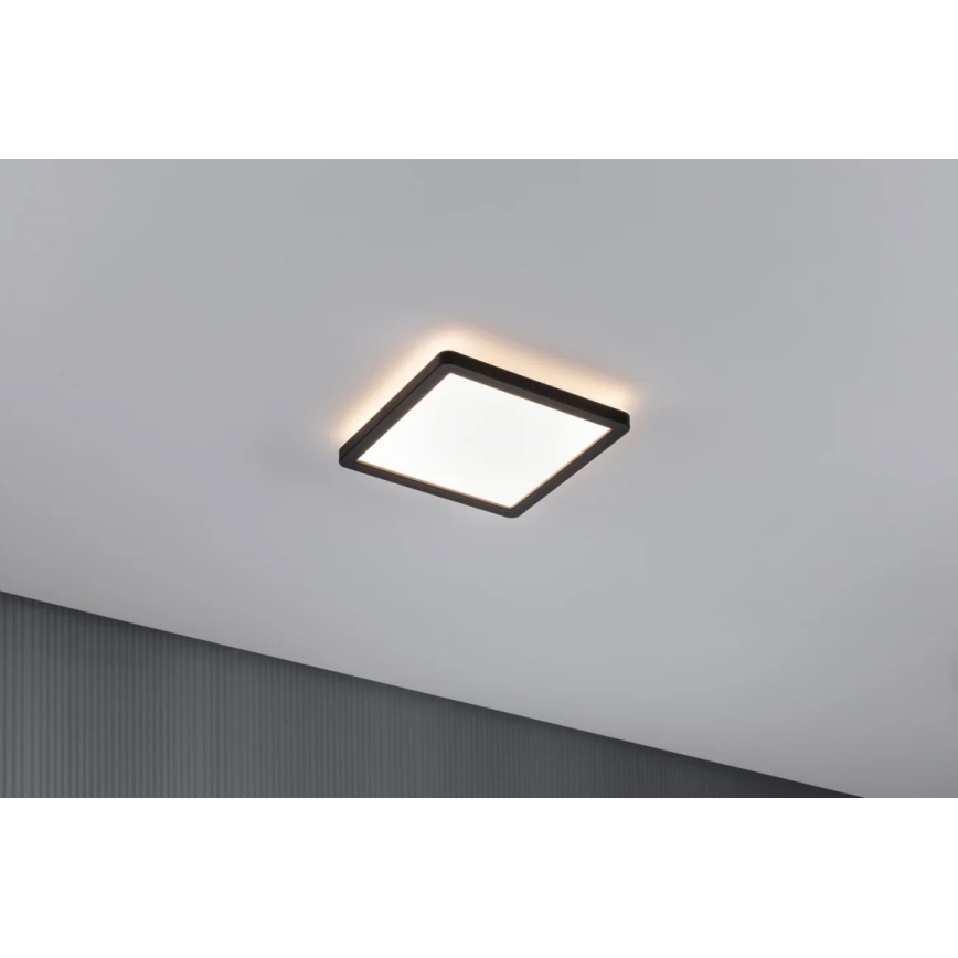 Paulmann 71000 - LED/11,2W Bevestigd lichtpaneel ATRIA 230V 3000K 19x19 cm zwart