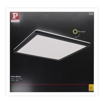 Paulmann 71001 - LED/16W Plafondlamp ATRIA 230V zwart