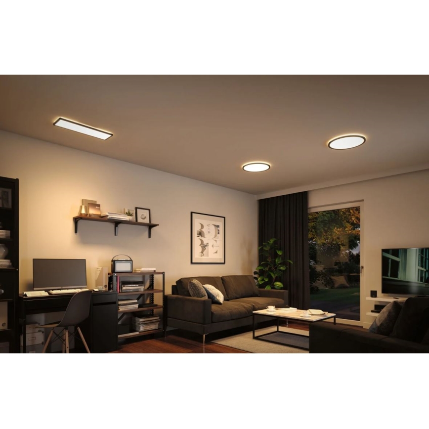 Paulmann 71002 - LED/22W Dimbaar lichtpaneel ATRIA 230V 3000K 42x42 cm zwart