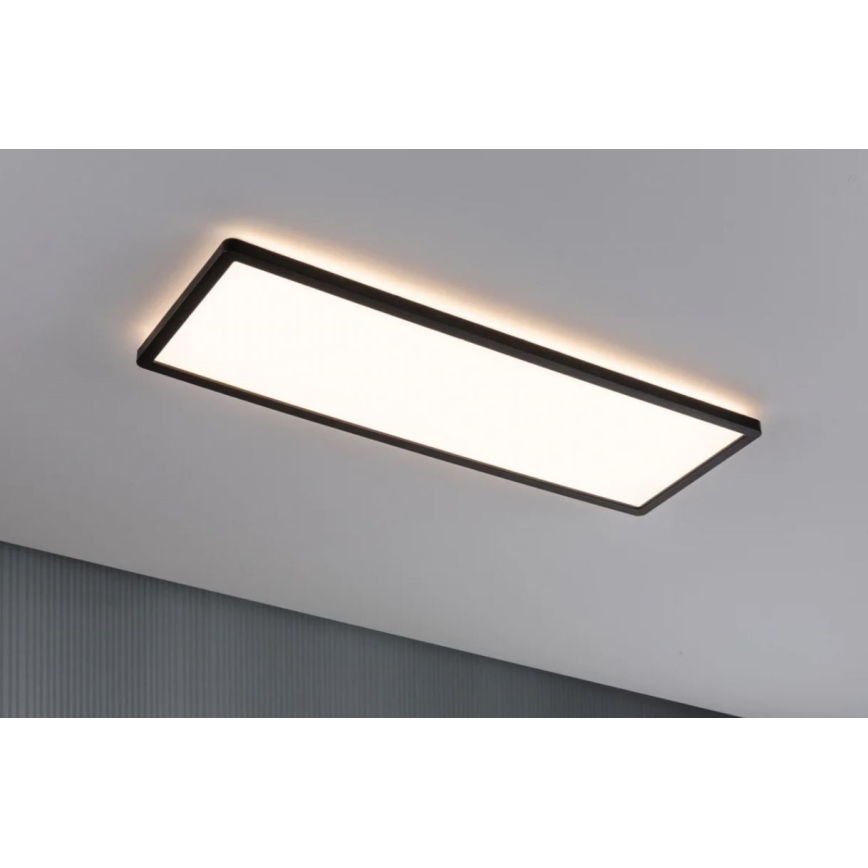 Paulmann 71003 - Panneau à intensité variable LED/22W ATRIA 230V 3000K 20x58 cm noir