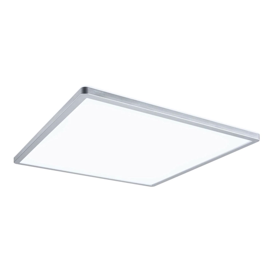 Paulmann 71009 - Panneau à intensité variable LED/22W ATRIA 230V 4000K 42x42 cm chrome mat