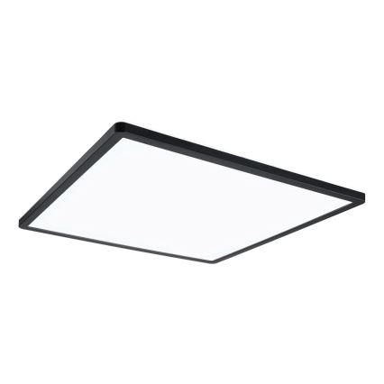 Paulmann 71016 - Panneau à intensité variable LED/22W ATRIA 230V 4000K 42x42 cm noir