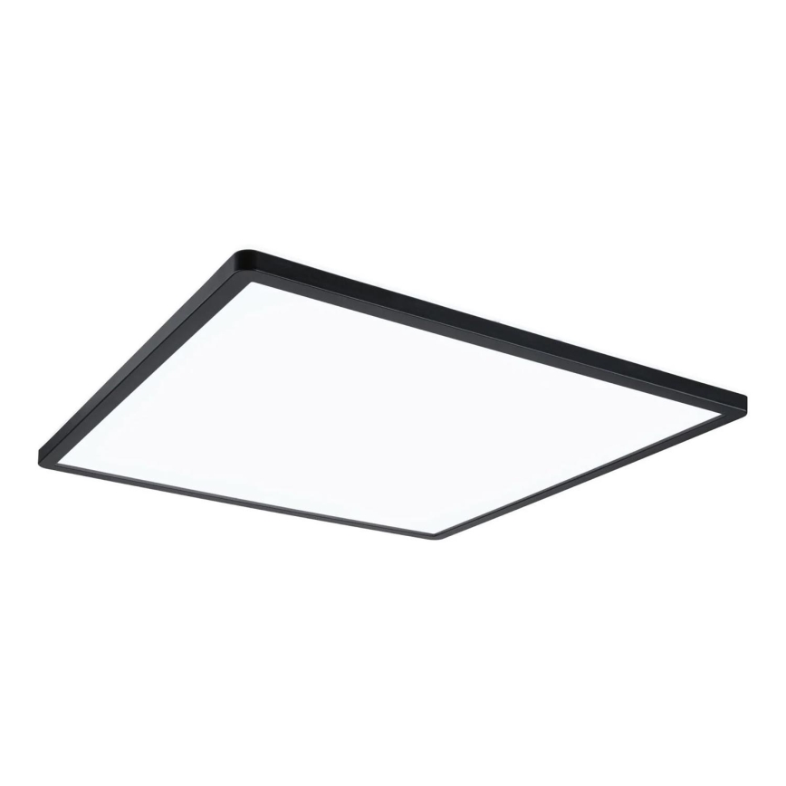 Paulmann 71016 - Panneau à intensité variable LED/22W ATRIA 230V 4000K 42x42 cm noir