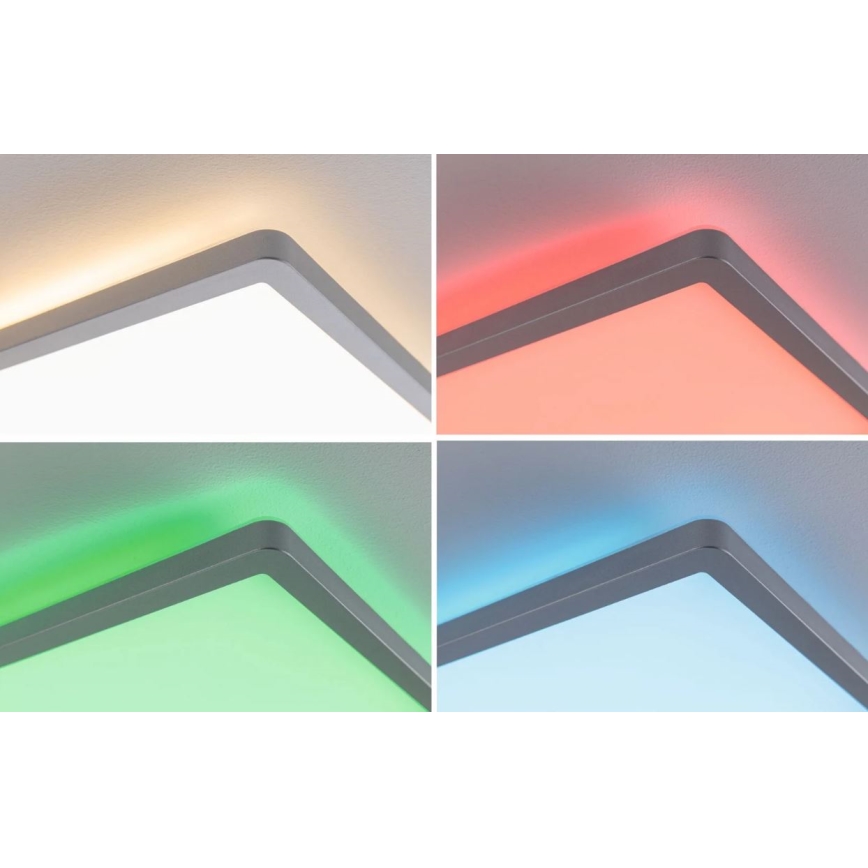 Paulmann 71020 - LED/20W RGBW Dimbaar lichtpaneel ATRIA 230V 4000K 20x58 cm + afstandsbediening