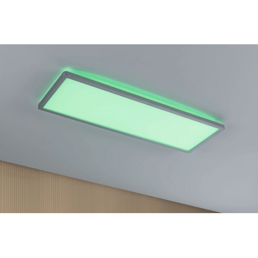 Paulmann 71020 - LED/20W RGBW Dimbaar lichtpaneel ATRIA 230V 4000K 20x58 cm + afstandsbediening