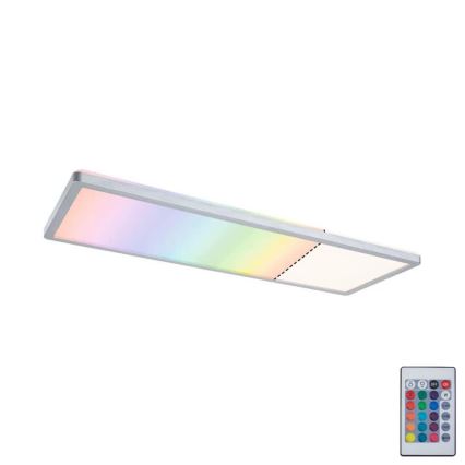 Paulmann 71020 - Panneau à intensité variable LED/20W RGBW ATRIA 230V 4000K 20x58 cm + télécommande