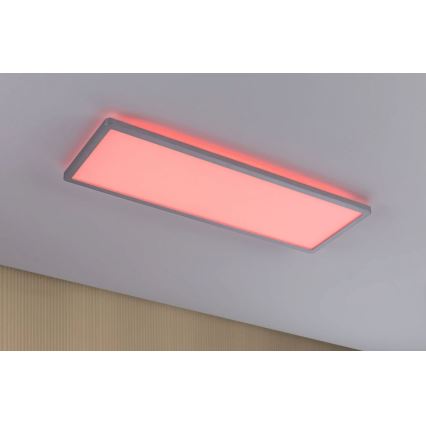 Paulmann 71020 - Panneau à intensité variable LED/20W RGBW ATRIA 230V 4000K 20x58 cm + télécommande