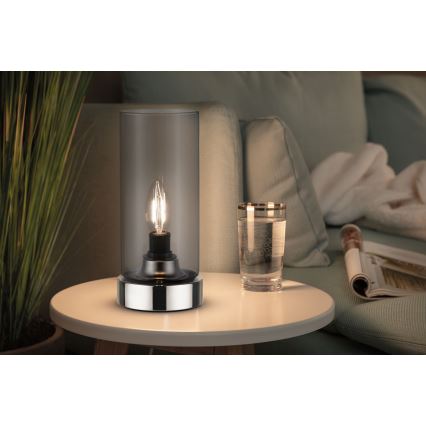Paulmann 77056 - 1xE14/40W Lampe de table tactile PINJA 230V