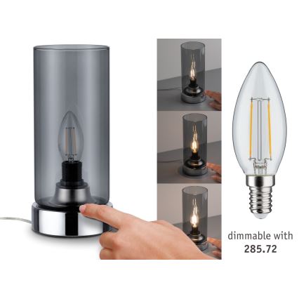Paulmann 77056 - 1xE14/40W Touch tafellamp PINJA 230V