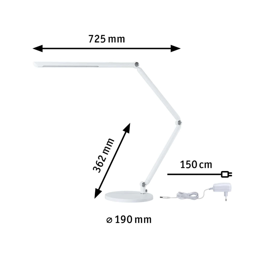 Paulmann 78911 - LED/10.6W Dimbare tafellamp FLEXBAR 230V 3000/4000/6500K
