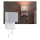 Paulmann 78913 - LED/2,5W + 1xE27/40W Wandlamp met plank en USB-poort MERANI 230V wit