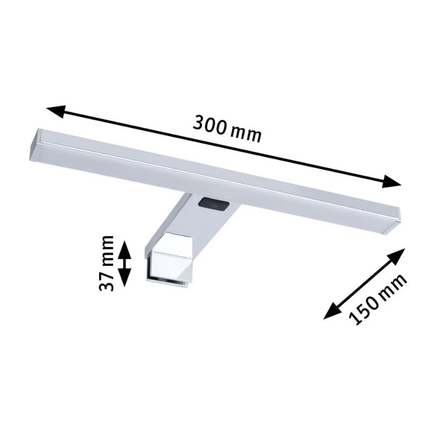 Paulmann 78950 - LED/3,7W IP44 Spiegelverlichting badkamer SELO 2700-6500K 230V