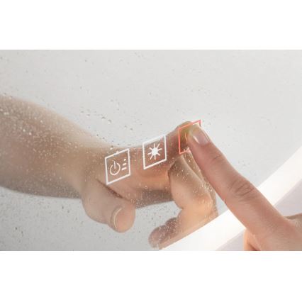 Paulmann 78951 - LED/22W IP44 Dimbaar badkamer verwarmde spiegel met een achtergrondverlichting 230V
