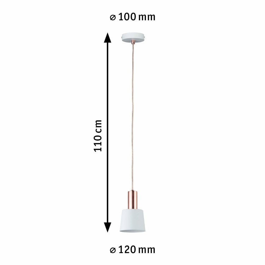 Paulmann 79656 - 1xE14/20W  Hanglamp aan een koord NEORDIC HALDAR 230V