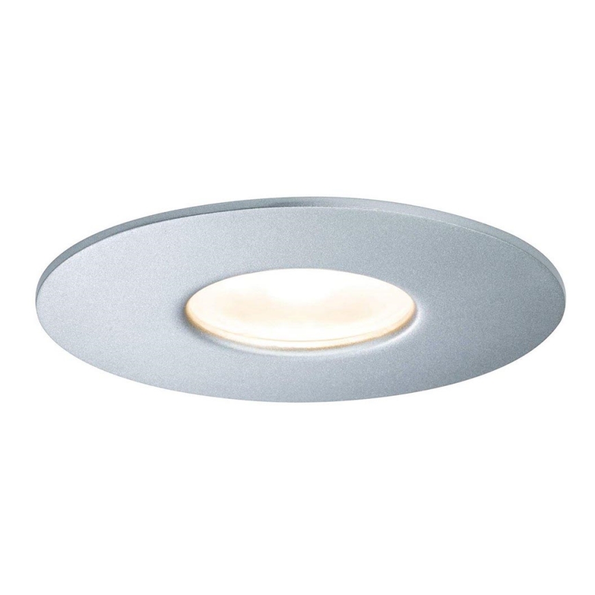 Paulmann 79668 - LED/5,3W IP44 Luminaire encastré à intensité variable de salle de bain HOUSE 230V