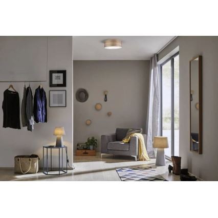 Paulmann 79687 - 3xE27/20W Plafondlamp NEORDIC LISKA 230V walnoot