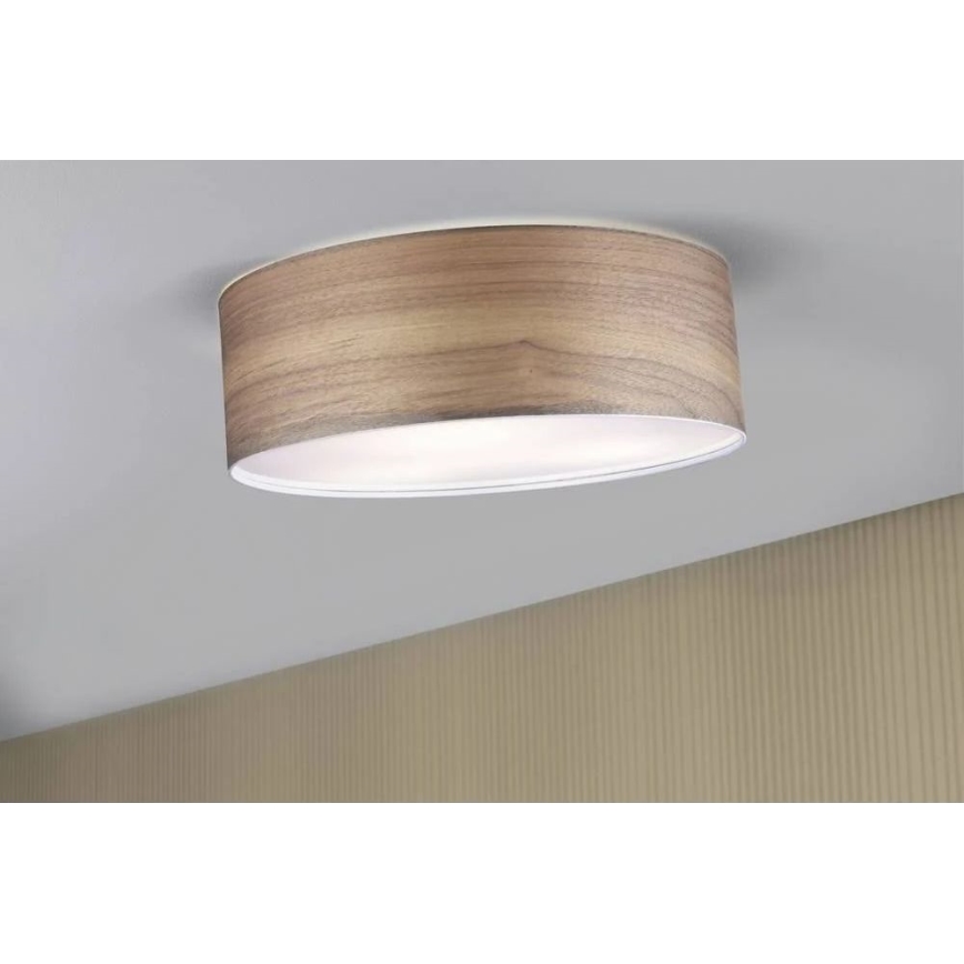 Paulmann 79687 - 3xE27/20W Plafondlamp NEORDIC LISKA 230V walnoot