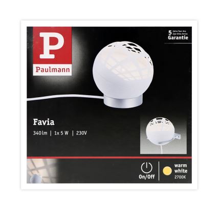 Paulmann 79697 - Lampe de table LED/6W FAVIA 230V