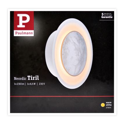 Paulmann 79700 - LED/6,5W Applique murale TIRIL 230V