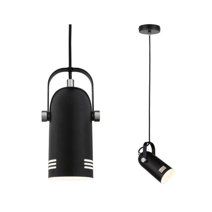 Paulmann 79766 - 1xE27/15W Suspension sur câble LAVEA 230V noire