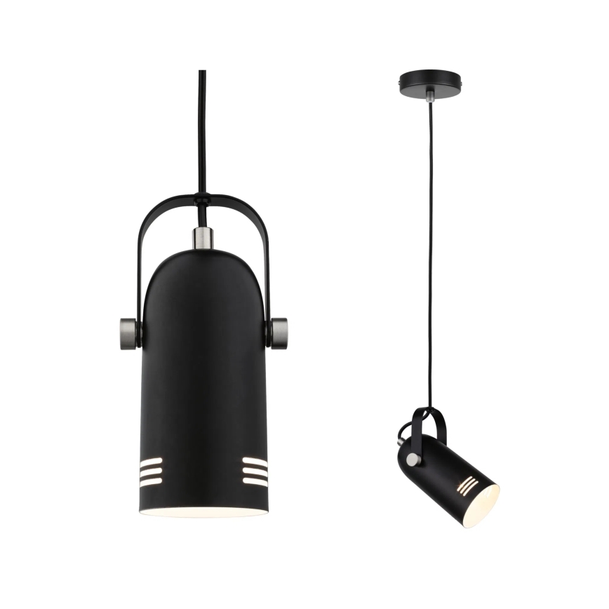 Paulmann 79766 - 1xE27/15W Suspension sur câble LAVEA 230V noire