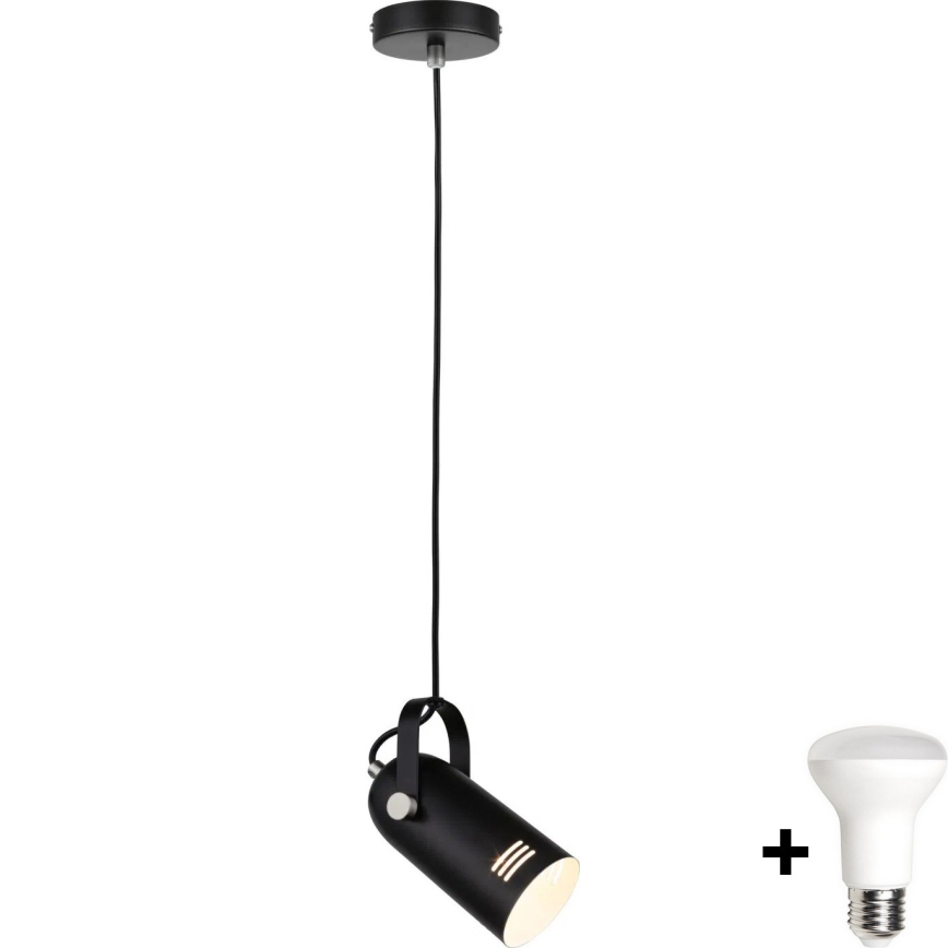 Paulmann 79766 - LED 1xE27/8W Hanglamp aan snoer LAVEA 230V zwart