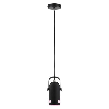 Paulmann 79766 - LED RGBW 1x E27/9W hanglamp met kabel LAVEA 230V zwart