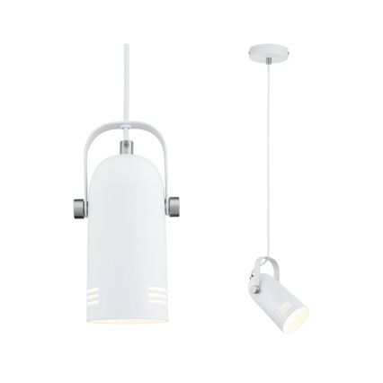 Paulmann 79767 - LED RGBW 1xE27/9W hanglamp met kabel LAVEA 230V wit