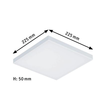 Paulmann 79820 - LED/12W Plafonnier à intensité variable VELORA 230V