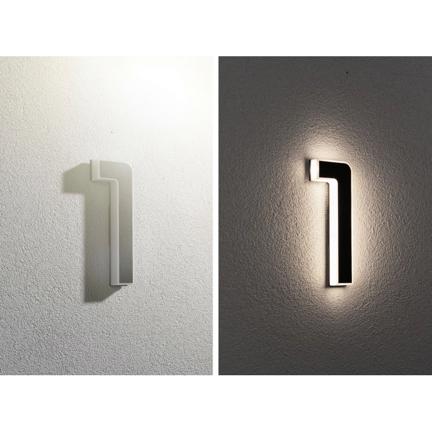 Paulmann 79842 - LED/0,2W IP44 Solar verlicht huisnummer 1,2V 1500 mAh