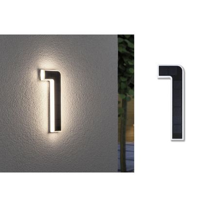 Paulmann 79842 - LED/0,2W IP44 Solar verlicht huisnummer 1,2V 1500 mAh