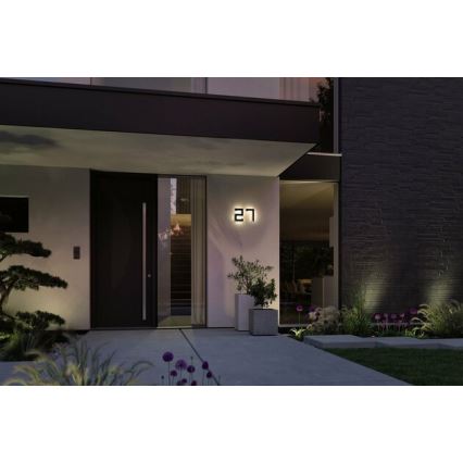 Paulmann 79842 - LED/0,2W IP44 Solar verlicht huisnummer 1,2V 1500 mAh